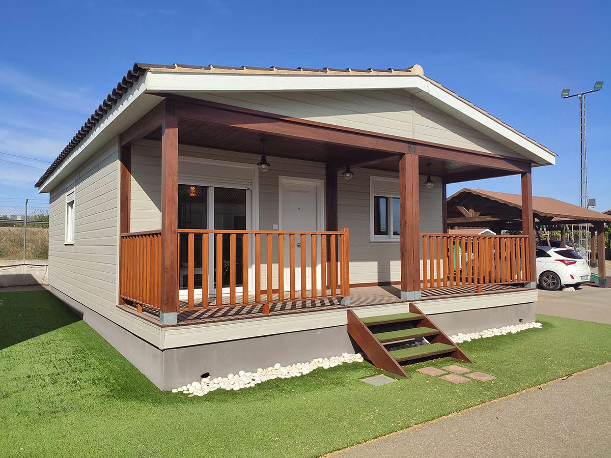 Casa de madera de 84 m²