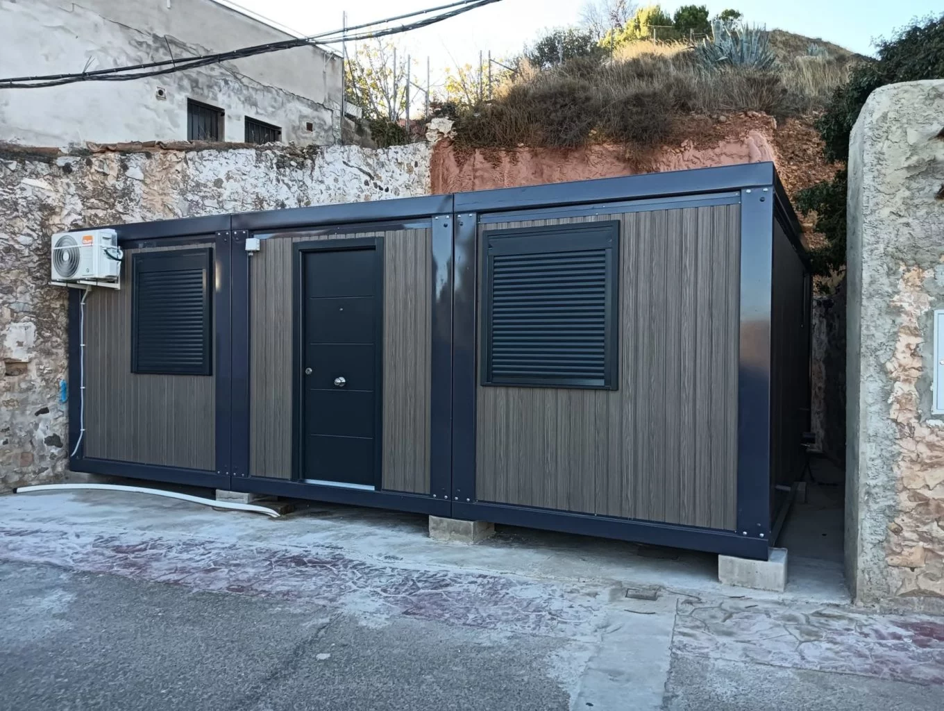 Vivienda modular prefabricada en Zaragoza (42 m²)