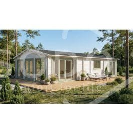 Casa prefabricada de madera Orquídea de tres dormitorios de SODO Casa