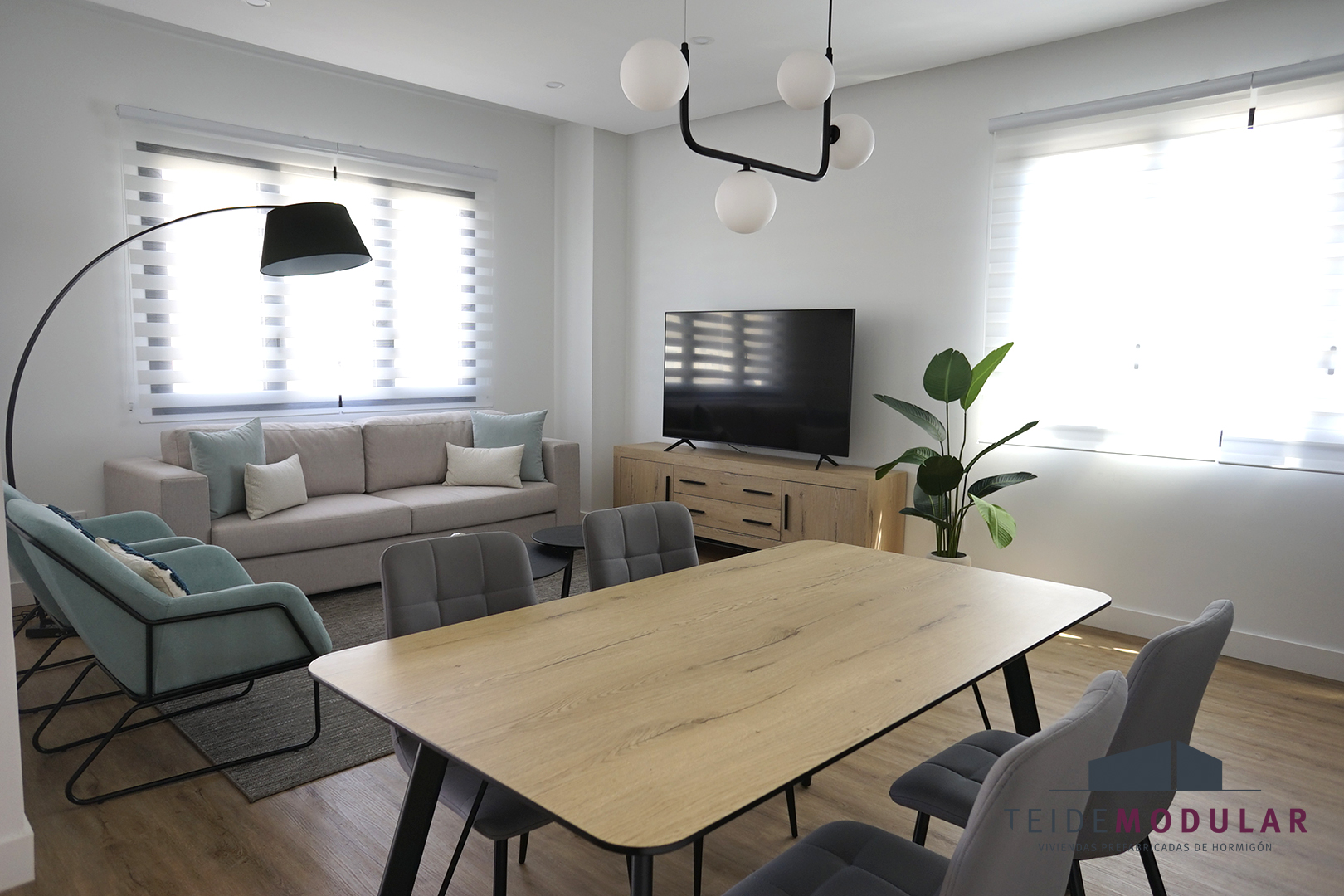 Casa prefabricada Casa prefabricada de hormigón TM1 Basalto llave en mano de Teide Modular