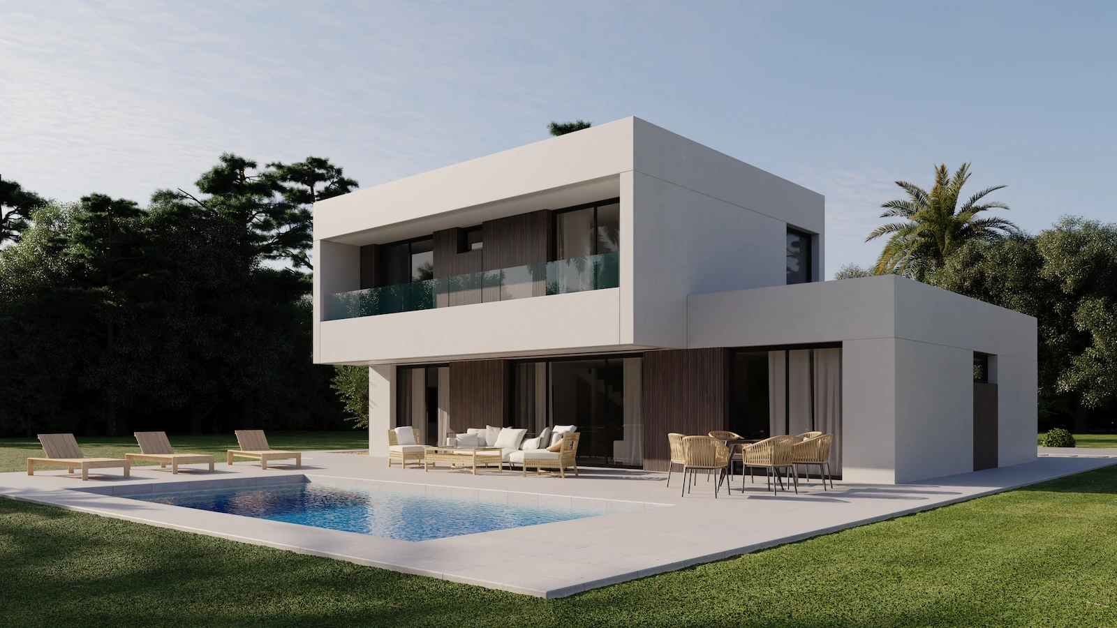 Casa prefabricada Casa prefabricada de hormigón Lisboa, 150 m² y 2 plantas de The Concrete Home