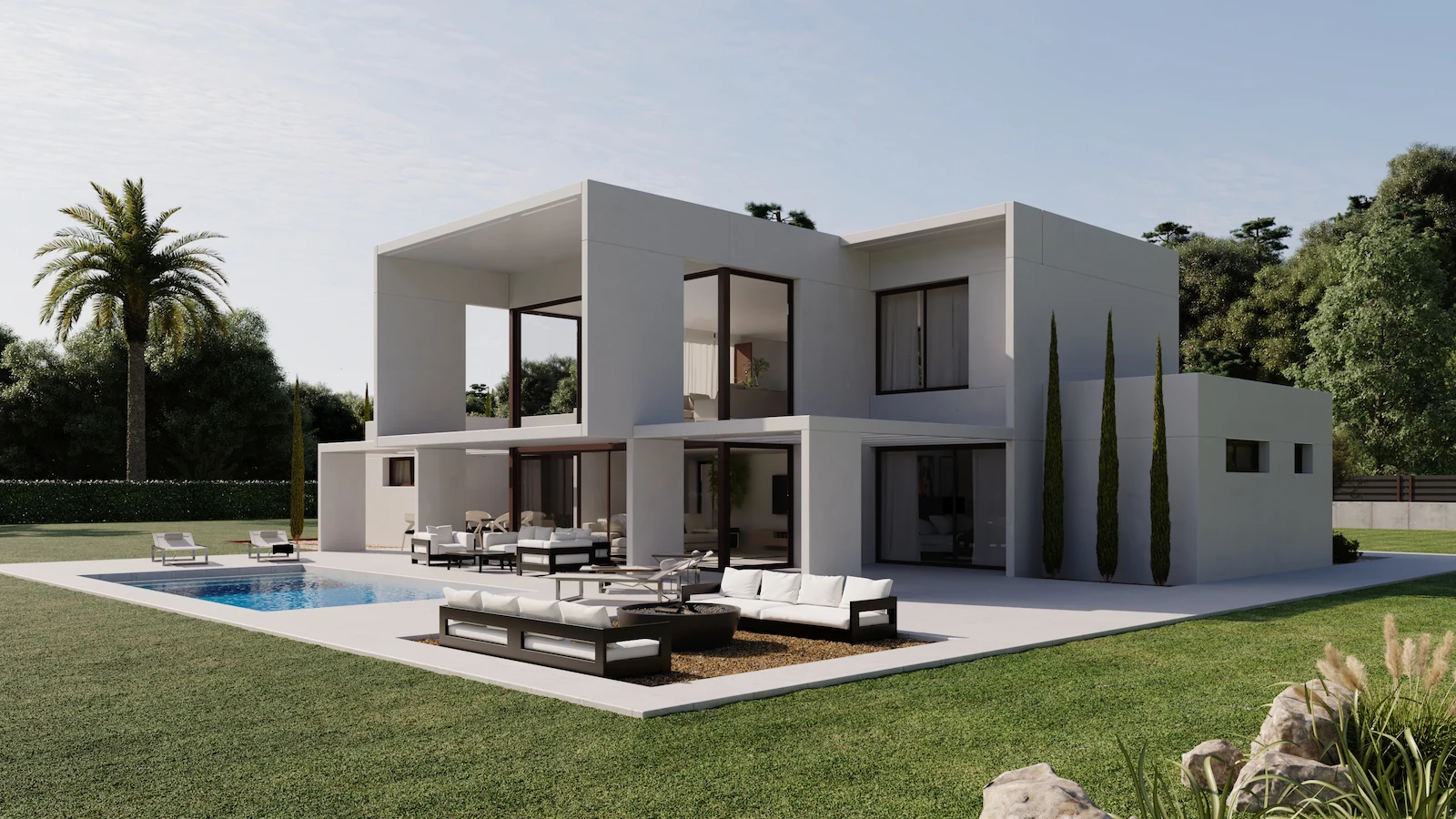Casa prefabricada Casa prefabricada de hormigón Montecarlo, 300 m² de The Concrete Home