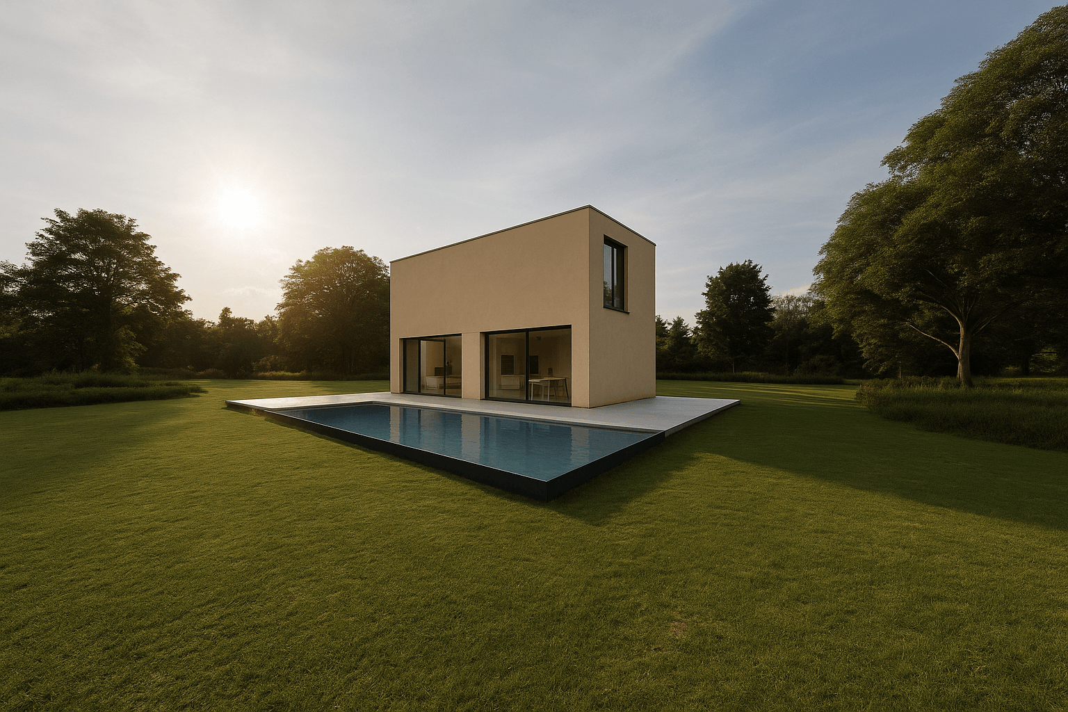 Containerhaus Modell Danubio, Fertighaus mit zwei Geschossen von The Corten Company