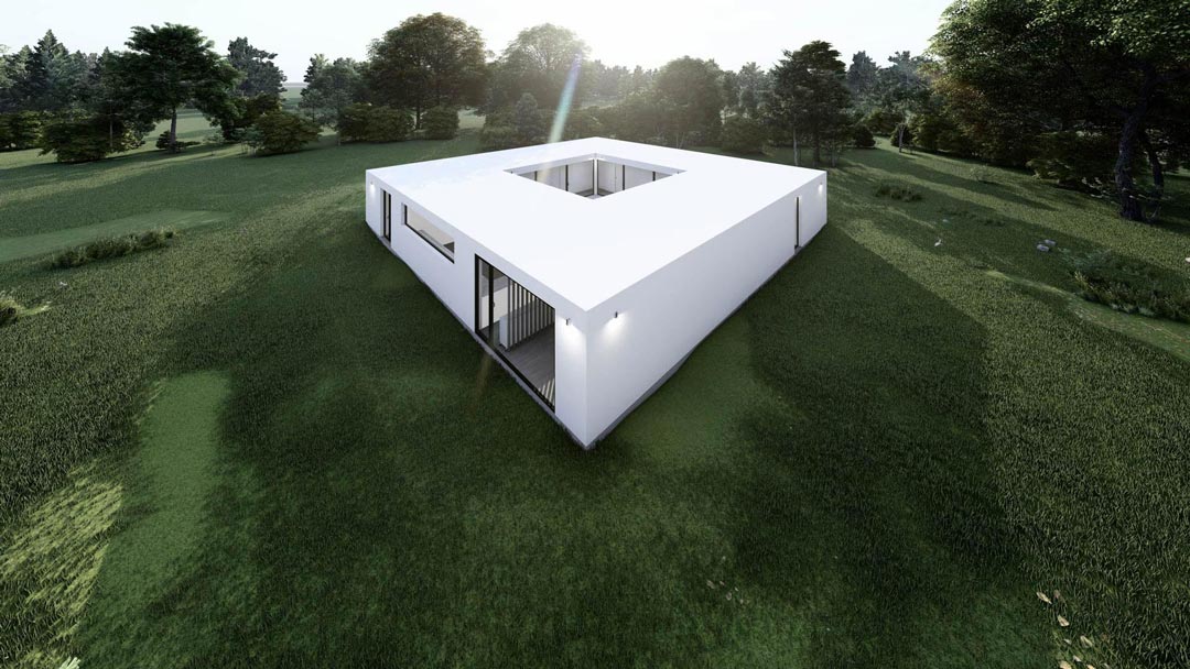 Casa prefabricada Duero (TCC 240 O_M) de The Corten Company
