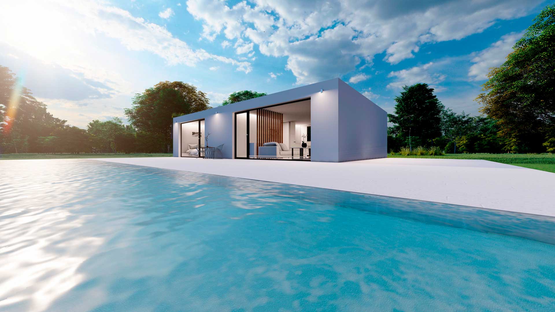 Casa prefabricada Casa contenedor Guadalquivir 90 m² de The Corten Company