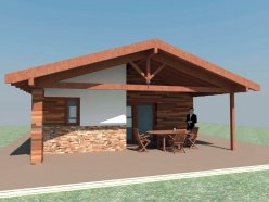 Casa prefabricada Casa de madera 2M4 (75 m²) de Tinastur
