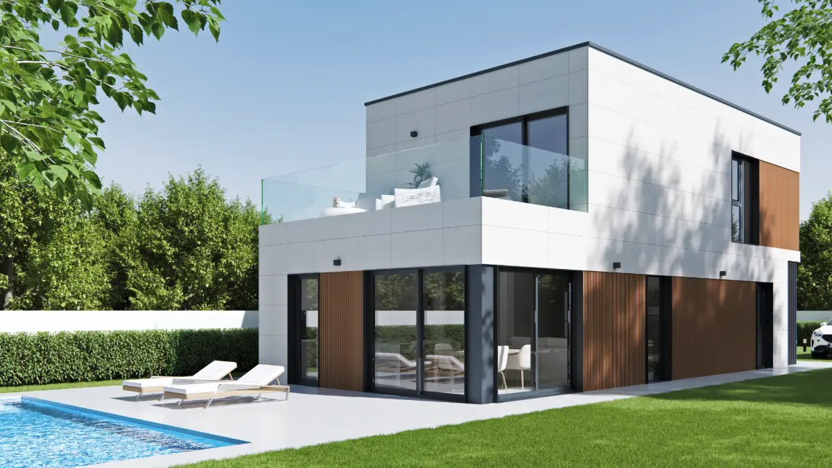 Casa prefabricada Casa modular ZH 160 de dos plantas (160 m²) de Zero Housing